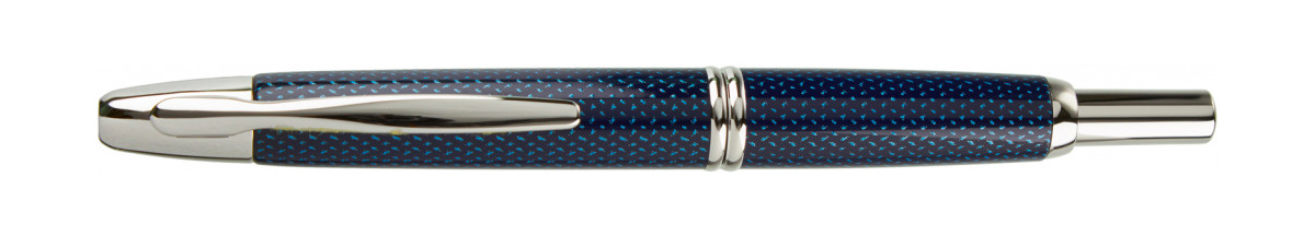 The Pilot Classic Vanishing - Pilot Vanishing Point Blue Carbonesque Fountain Pen
